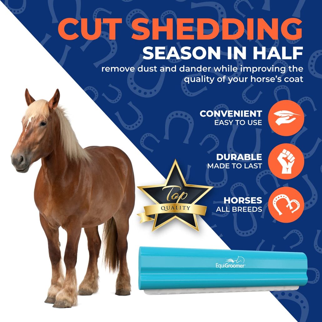 The EquiGroomer Tools cut shedding in half
