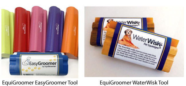 Equigroomer EasyGroomer and WaterWisk Tools